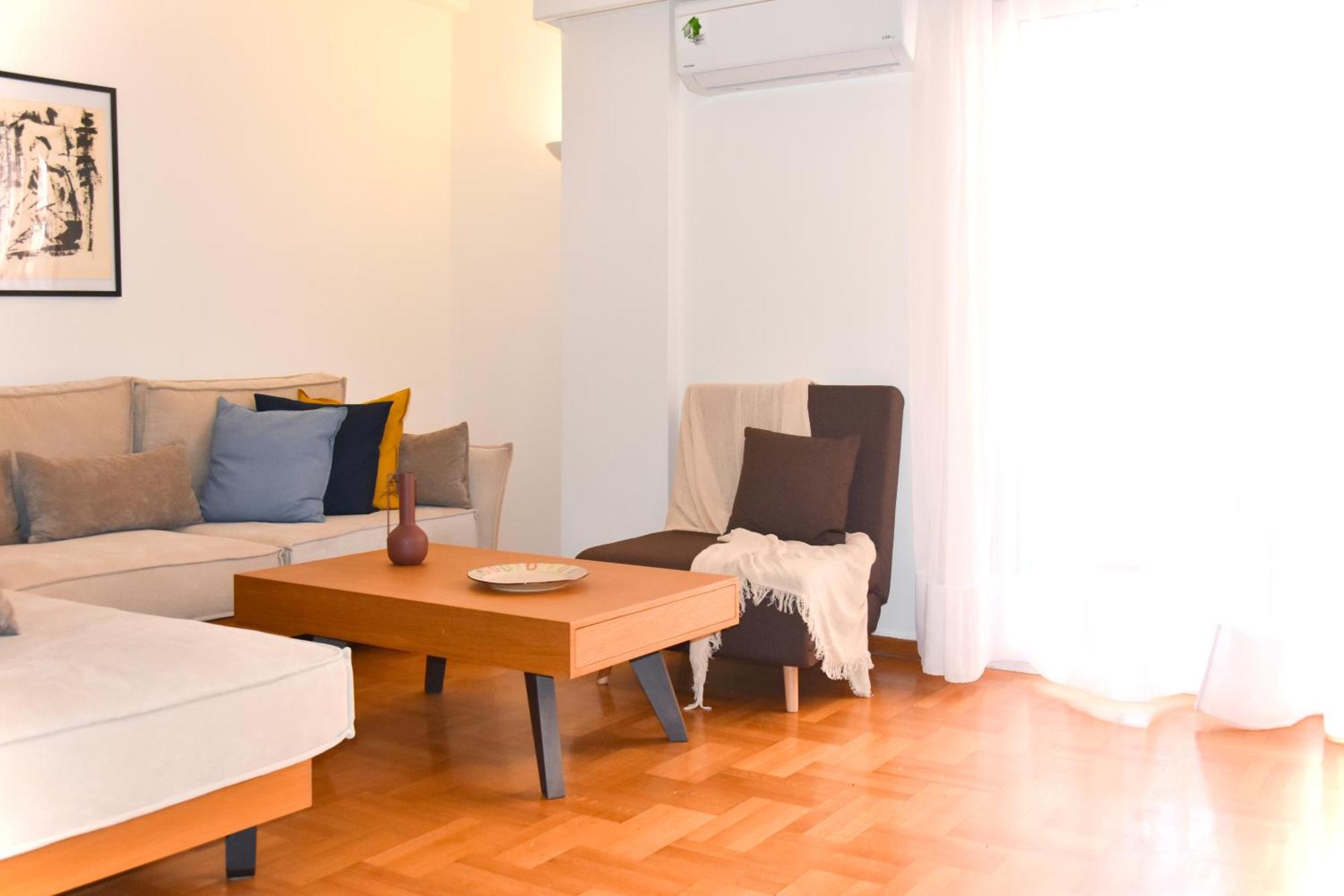 Spacious Modern Apartment In Pagkrati 雅典 外观 照片